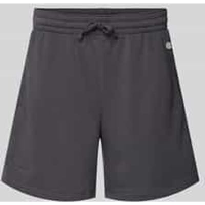 Relaxed fit sweatshorts met logobadge, model 'Sustainable'