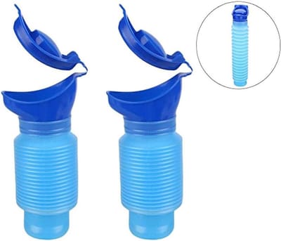 Opvouwbaar Urinoir - Reis Toilet - Noodgevallen Buiten - Lekvrije Afdichting - 750ml Capaciteit - Blauw