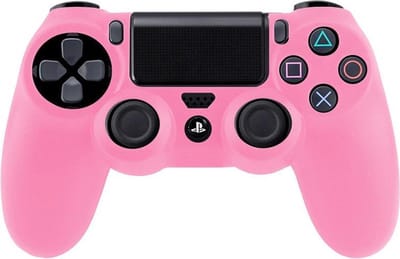 CHPN - Controller hoesje - Geschikt voor PS4 - Roze - Skin voor Playstation 4 controller - Beschermhoes - Siliconen - Accessoires voor Playstation 4 - Universeel