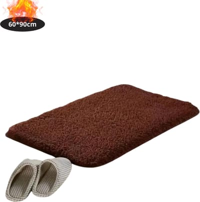 Nivard Badmat - Douchemat - Antislip - Wc Mat - Toiletmat - Badkamermat - Koffie - 60x90