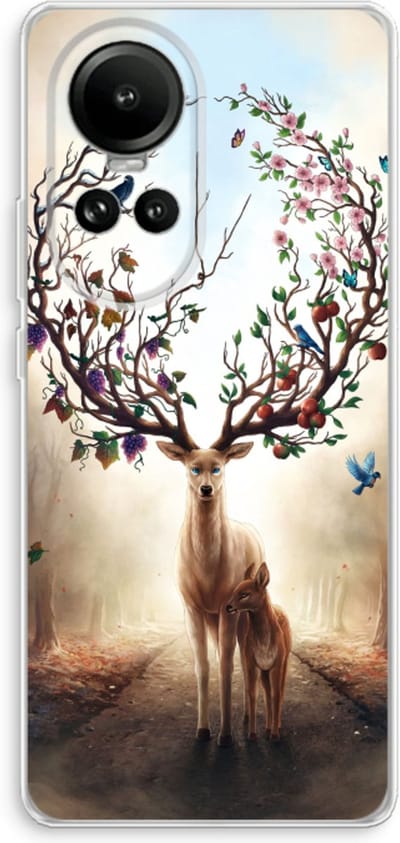 Case Company® - Hoesje geschikt voor Oppo Reno 10 hoesje - Seasons Change - Soft Cover Telefoonhoesje - Bescherming aan alle Kanten en Schermrand