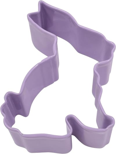 Koekjesvorm Konijn - Bakvorm deeg - Koekjes Bakken - Poly-hars Gecoat - 12.7 cm - Lavendel
