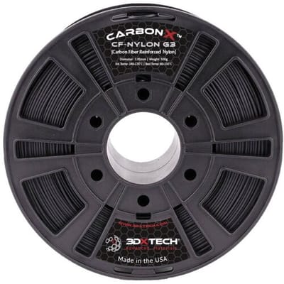 3D Xtech NYL3030500BK0 CarbonX CF Polyamid PA6 Filament PA (polyamide) Chemisch bestendig 2.85 mm 500 g Zwart 1 stuk(s)