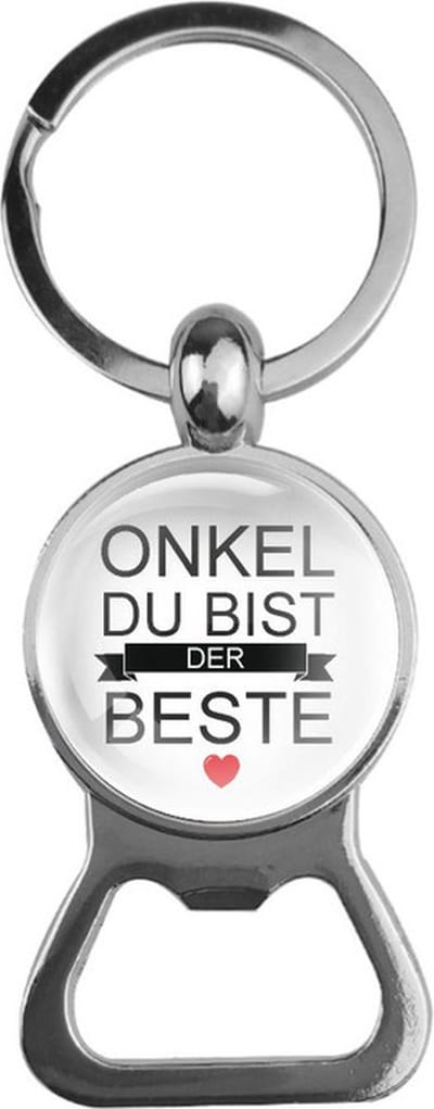 Bieropener Glas - Onkel Du Bist Der Beste