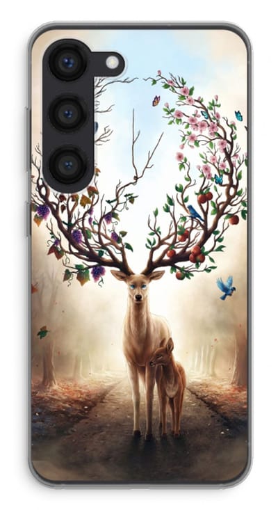 Case Company® - Hoesje geschikt voor Samsung Galaxy S23 hoesje - Seasons Change - Soft Cover Telefoonhoesje - Bescherming aan alle Kanten en Schermrand