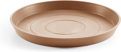 Ecopots Saucer Round - Terra - Ø44,5 x H3,5 cm - Ronde terrakleurige onderschotel met waterreservoir