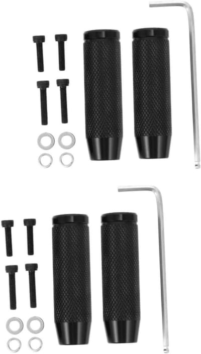 2 Paar Pedalen Van Zeer Sterke Aluminiumlegering Met Pinnen Voor De Achterpedalen Eenvoudig Te Installeren Pinnen - Fietspinnen
