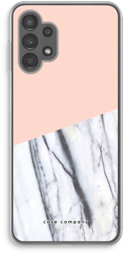 Case Company® - Hoesje geschikt voor Samsung Galaxy A13 4G hoesje - A touch of peach - Soft Cover Telefoonhoesje - Bescherming aan alle Kanten en Schermrand