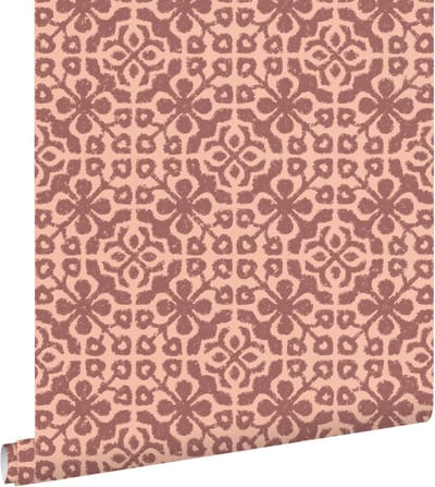 ESTAhome behang verweerde tegels mauve paars - 50 x 900 cm - 131482