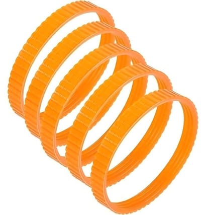 Universele schaafriem - 1900B compatibel - Getand - Distributieriem -Omtrek 238 mm - Breedte 9,6 mm- Geel - 5 stuks
