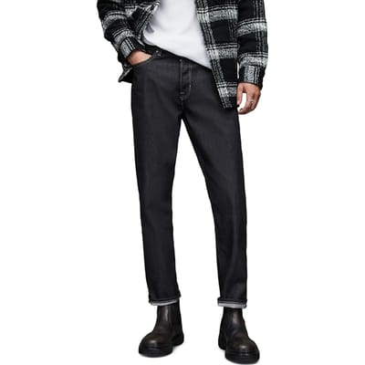 AllSaints Jack Selvedge Raw Indigo Größe: W28 | Slim Jeans Outlet | Herren | Blau