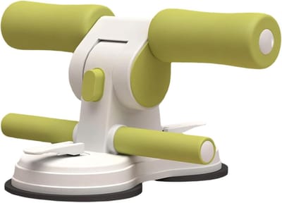 Buiktrainer Sit Up Assist - Buikspier Trainer - Thuis trainen - Snelle installatie - 28 x 21.5 cm - Wit