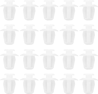 Dailygoody - Auto Deurbekleding Panel Clips - 50 Stuks - Plastic - Wit - Bevestigingsclips - Geschikt voor Citroen Partner 306 406 407 607 Berlin