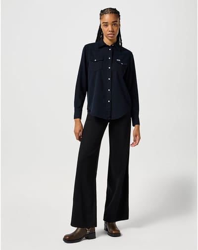 Wrangler World Wide Spijkerbroek Zwart 28 / 32 Vrouw