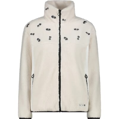 Dames fleece met nepbont CMP