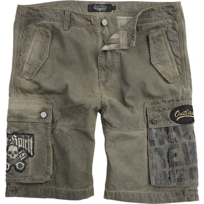 Rock Rebel by EMP - Rock Shorts - Free Spirit Shorts - S tot XXL - voor Mannen - bruin