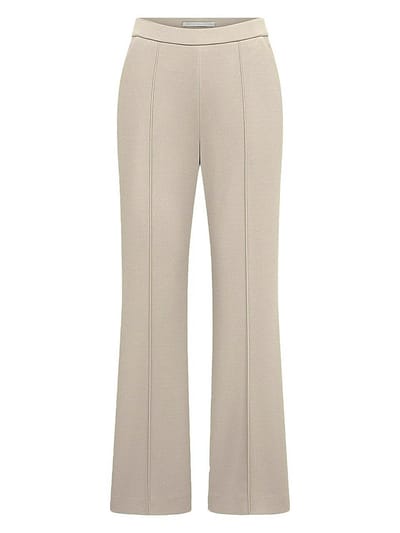 Enkellange Wide Fit broek Van Raffaello Rossi beige