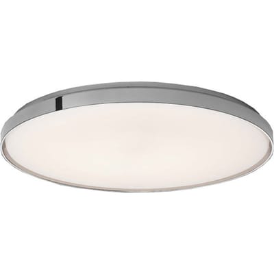 Flos - Clara plafondlamp - met chroomkleurige ring - zilver