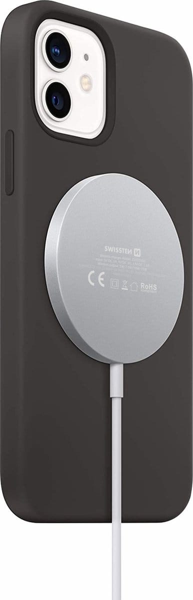 Swissten Draadloze Oplader - Geschikt voor Magsafe - Geschikt voor iPhone 12/13/14/15/16/17 - Snellader - 15W
