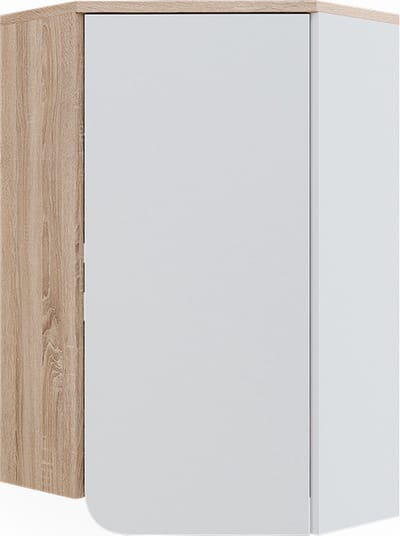 Vicco Karen Hoekwandkast – 42.4 x 75 cm Sonoma/Wit