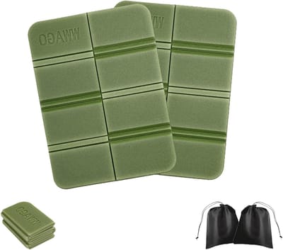 Set van 2 Lichtgewicht Opvouwbare Kussens, Ideaal voor Buiten, Picknick, Kamperen en Wandelen, Vochtbestendig en Waterdicht