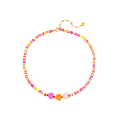 Kinderketting - Kids - Ketting - Multi - Hartjes