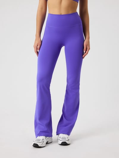 Björn Borg Sportbroek Wijde Pijp Dames - Flare Tight - Gerecycled Polyester - Simply Paars - Maat L