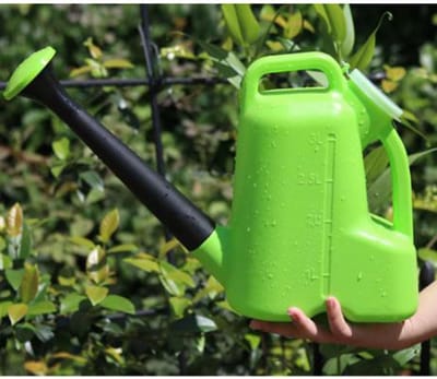 Gietpot Kunststof - Waterkruik Planten - Kamerplanten Verzorgen - Lange Nauwkeurige Tuit - 3 Liter Inhoud - Groen Blauw