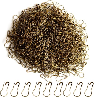 Kleine Veiligheidsspelden - Kleding Spelden - Naaien Knutselen - Grote Set - 21 mm - Brons