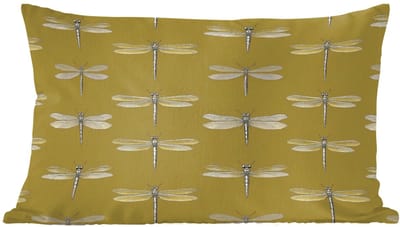 Sierkussens - Kussentjes Woonkamer - 60x40 cm - Libellen - Patroon - Groen