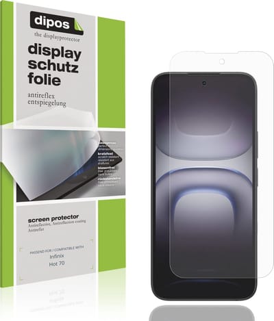dipos – 4x Matte Beschermfolie geschikt voor Infinix Hot 70 | Krasbestendige & antireflecterende Screenprotector Ultra-Thin