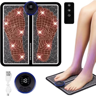 HEZIVO® Voetmassage Apparaat - Massage apparaat Voeten - Stimuleert Bloedsomloop - Met Afstandsbediening