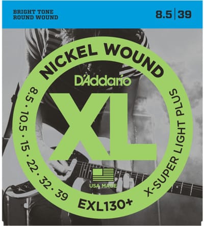 D'Addario EXL130+ Elektrische Gitaarsnaren (8.5-39) Extra Super Light Plus
