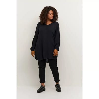 Tuniek met lange mouwen voor vrouwen KAFFE Curve Ami