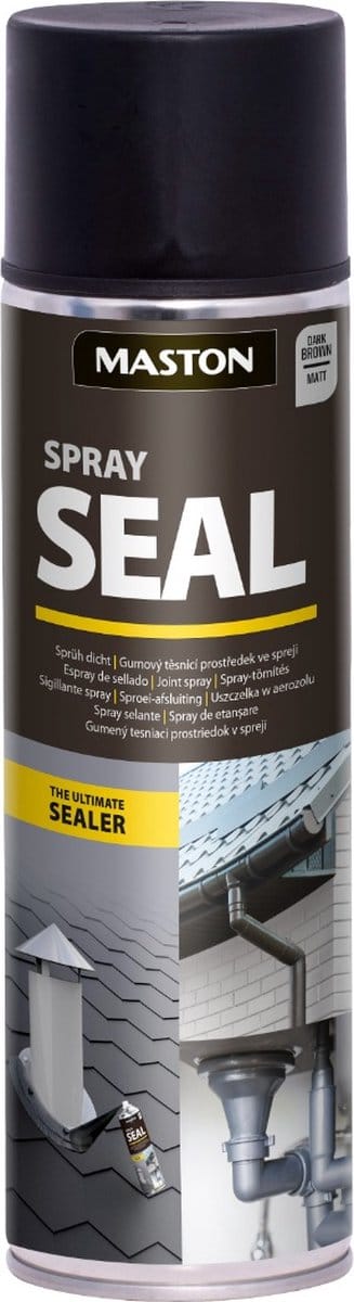 Maston Spray Seal - donkerbruin - rubberen afdichtingscoating - 500 ml - vloeibaar rubber