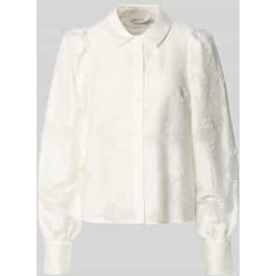 Overhemdblouse van lyocellmix model 'Orkidea'