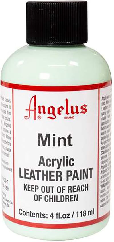 Angelus Leather Acrylic Paint - textielverf voor leren stoffen - acrylbasis - Mint - 118ml
