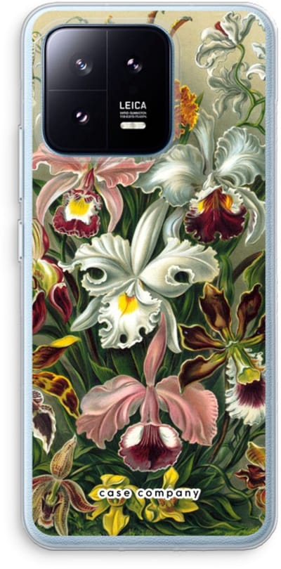 Case Company® - Hoesje geschikt voor Xiaomi 13 Pro hoesje - Haeckel Orchidae - Soft Cover Telefoonhoesje - Bescherming aan alle Kanten en Schermrand