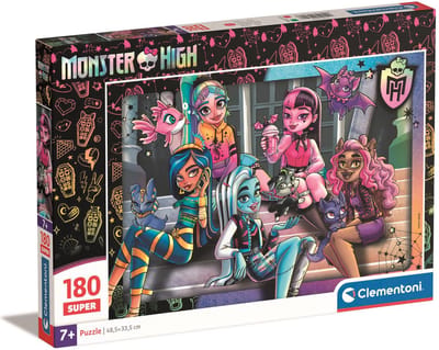 Clementoni - Puzzel - 180 Stukjes - Super Monster High - Kinderpuzzel - Vanaf 7 Jaar