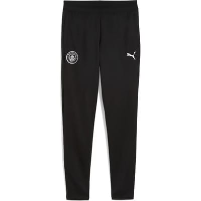 Manchester city fc mcfc training pants w/ poc in de kleur zwart.
