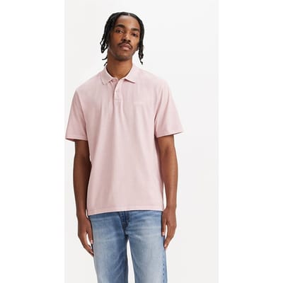 Levi's Authentic Polo Shirt Pink Maat: S | Poloshirts Outlet | Heren | Roze