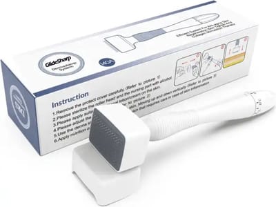 Derma Stamp - Dermarolling - Dermapen - Beter dan Derma Roller - 140 naalden - Huid - Haargroei - Baardgroei - Dermastamp - Minoxidil