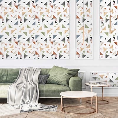 Allecto - Zelfklevende Terrazzo Effect Meubel Stickers voor Muren en