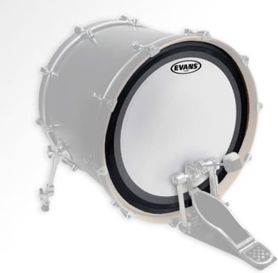 Evans EMAD Coated 18", BD18EMADCW, basDrum Batter - Bass drumvel