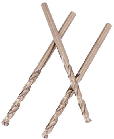 Dailygoods- Metaalboor Set 10 Stuks - HSS-CO/M35 - Roestvrij Staal - Kobaltboren - Hoge Slijpprecisie - Duurzaam Gebruik - Boorset