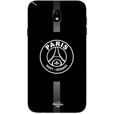 Coque - PSG - Samsung Galaxy J7 2018 - Logo Jordan - Souple - Gris gris