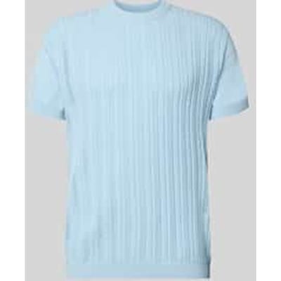 T-shirt met kabelpatroon