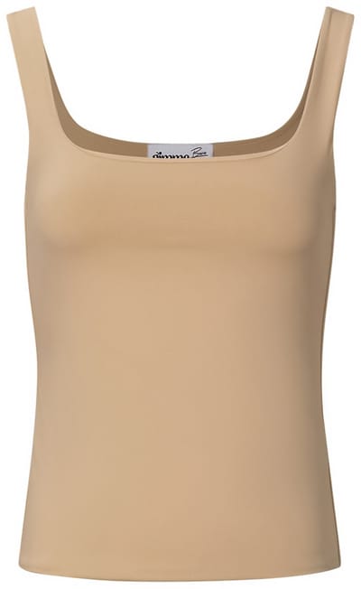 Gimme - Body Basic – Comfortabele Body – Tijdloos Sluitend Shirt voor een Gestroomlijnde Look - Bruin - Maat XS