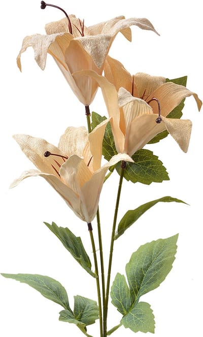 Clayre & Eef Kunstbloem 72 cm Beige Kunststof