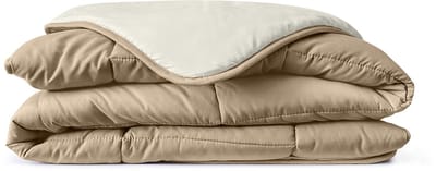 Eleganzzz Zomerdekbed zonder Overtrek 140x200 Brown - Dekbed zonder overtrek - Hoesloos dekbed - Eazy dekbed - Gekleurd dekbed - Zomerdekbed zonder Overtrek - Eenpersoons Dekbed - Dekbedden